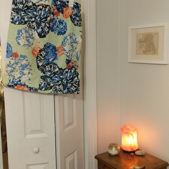 J. Crew Dresses & Skirts - J Crew 'The Pencil Skirt' Tiffany Blue Floral
